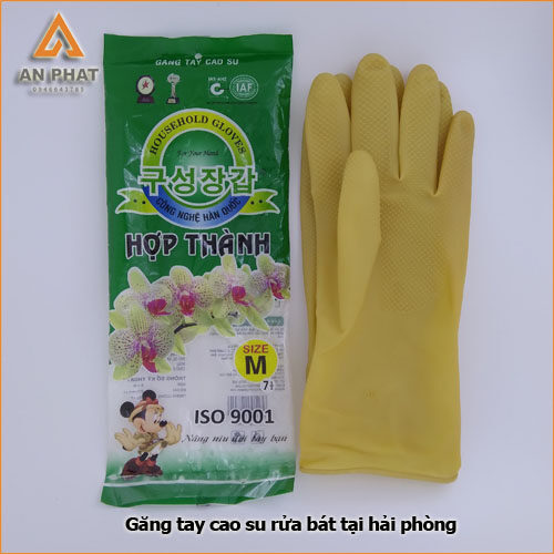 Găng tay cao su rửa bát ngắn mini