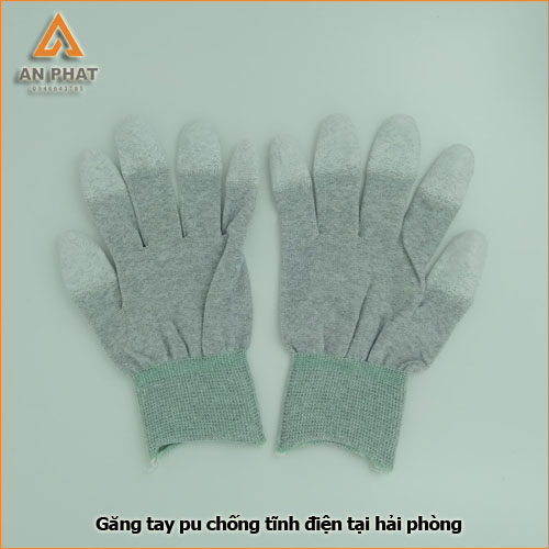 Găng tay pu phủ ngón chống tĩnh điện hàn quốc