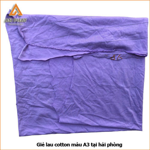 giẻ lau cotton màu A3 dùng để lau chùi vệ sinh máy móc, khuôn đúc và không gian sống
